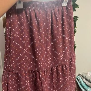 Purple brand new skirt with the tag
